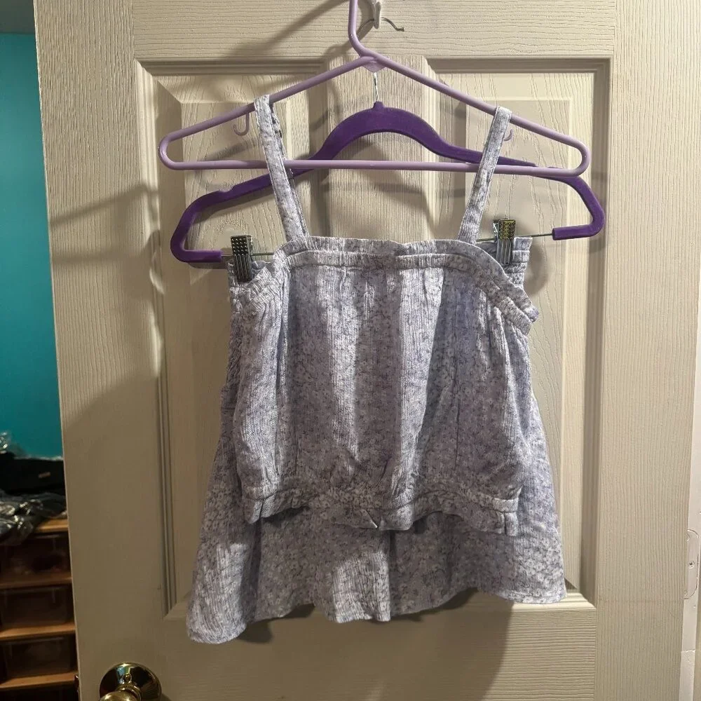 abercrombie mini skirt + cropped top set - girls 11/12